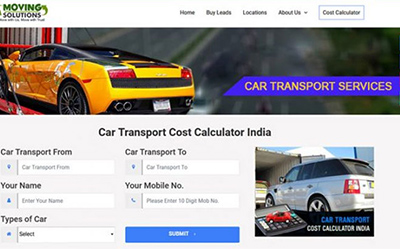 Moving Solutions Introduces Car Transport Cost Calculator India (CTCCI)